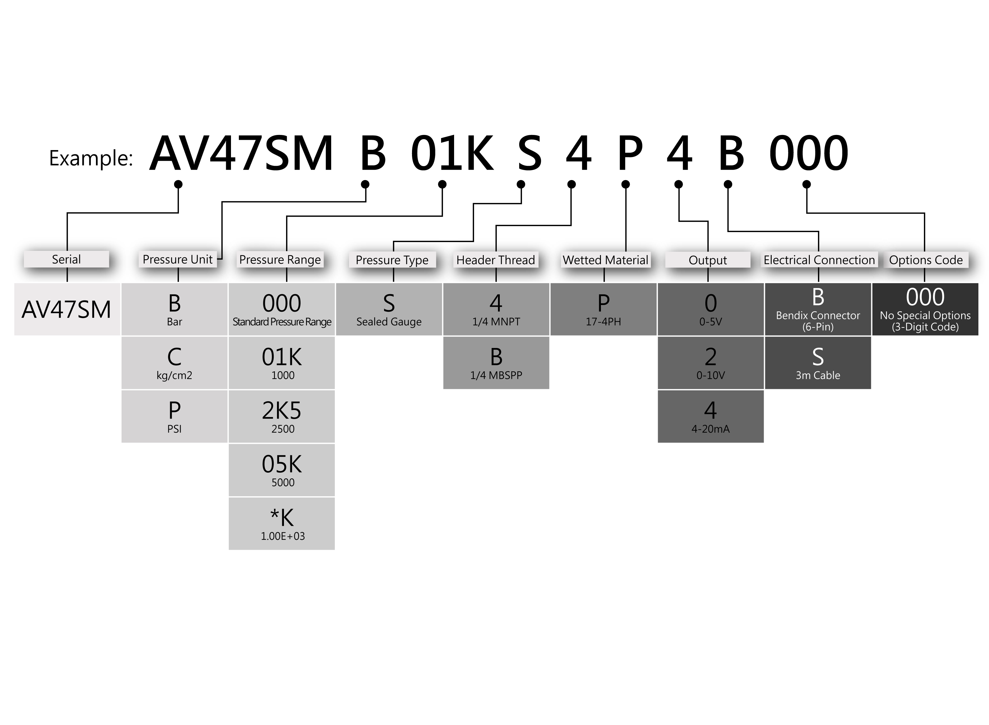 Ordering Information for AV40HA